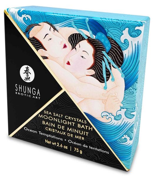 Sól do kąpieli Shunga Moonlight Bath Ocean Breeze, 75 g (niebieski) 15166 zdjęcie