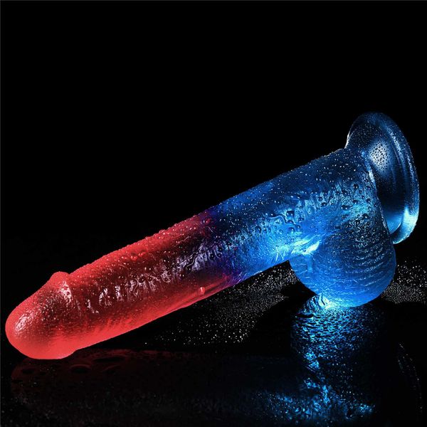 Dildo LoveToy Dazzle Studs 9", 23 cm (multi) 14674 zdjęcie