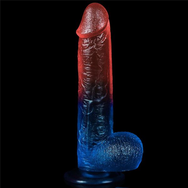 Dildo LoveToy Dazzle Studs 9", 23 cm (multi) 14674 zdjęcie