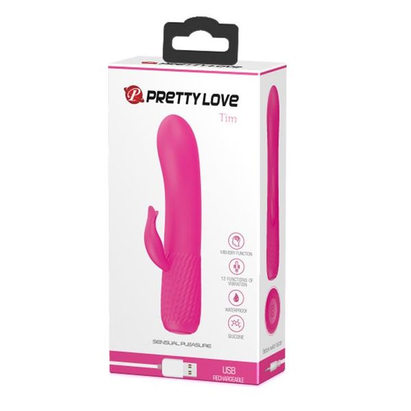 Wibrator królik Pretty Love Tim Pink, 15 cm (różowy) 8952 zdjęcie