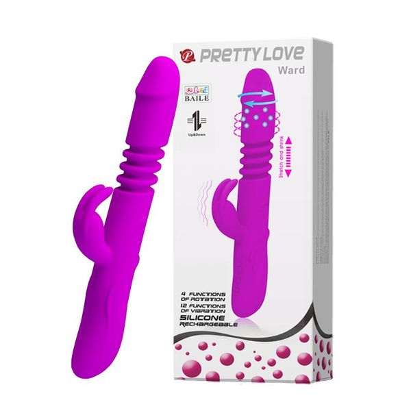 Wibrator Pretty Love Ward Vibrator, 26 cm (fioletowy) 7682 zdjęcie