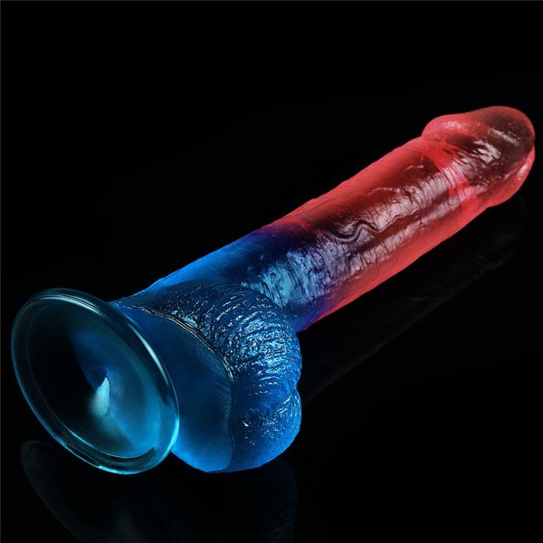 Dildo LoveToy Dazzle Studs 9", 23 cm (multi) 14674 zdjęcie