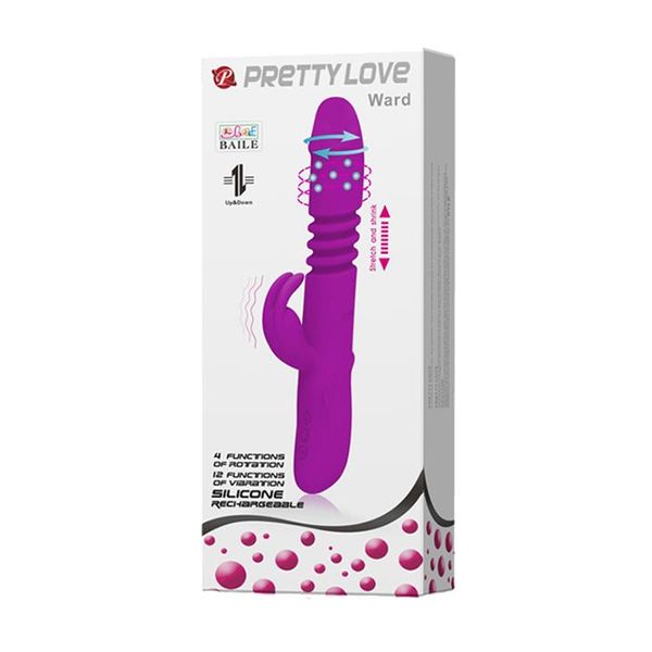 Wibrator Pretty Love Ward Vibrator, 26 cm (fioletowy) 7682 zdjęcie