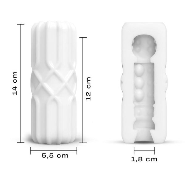 Masturbator Dorcel Cup Regular, 14 cm (biały) 29621 zdjęcie