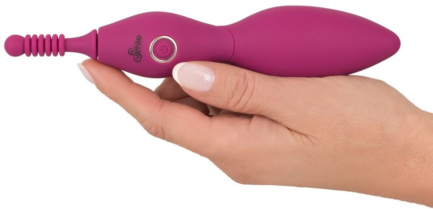 Wibrator łechtaczkowy Sweet Smile Spot Vibrator With 3 Tips, 17,9 cm (różowy) 10904 zdjęcie