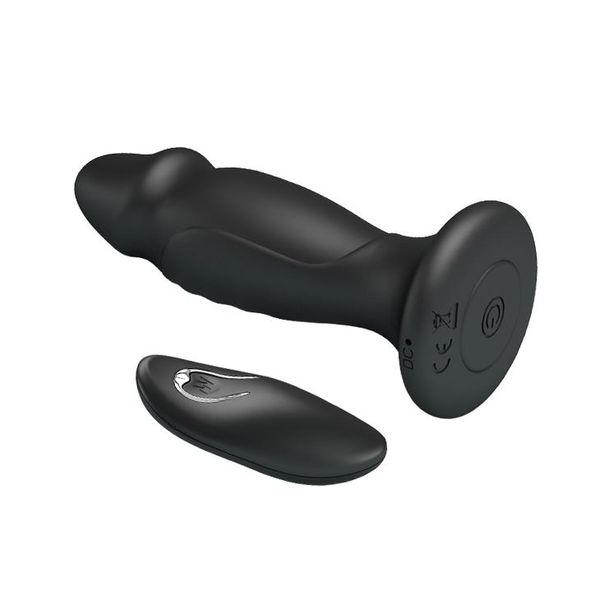 Korek analny Mr.Play Vibrating Anal Plug, 12,4 cm (czarny) 9058 zdjęcie