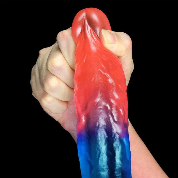 Dildo LoveToy Dazzle Studs 8", 20 cm (multi) 14685 zdjęcie