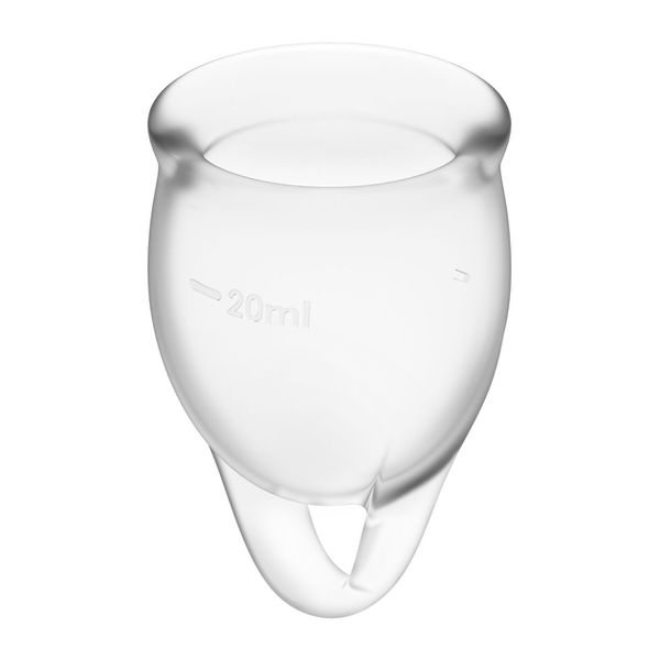 Kubeczki menstruacyjne atisfyer Feel Confident Menstrual Cup, 2szt (przezroczysty) 10913 zdjęcie