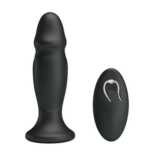 Korek analny Mr.Play Vibrating Anal Plug, 12,4 cm (czarny) 9058 zdjęcie