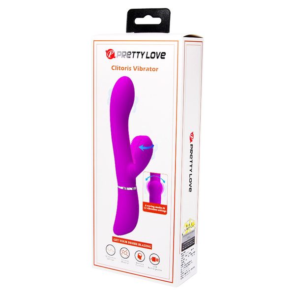 Wibrator królik Pretty Love Clitoris Vibrator, 20,8 cm (fioletowy) 14935 zdjęcie