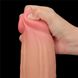 Dildo LoveToy Sliding-Skin Dual Layer Dong King Sized, 31 cm (w kolorze cielistym) 22243 zdjęcie 16