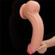 Dildo LoveToy Sliding-Skin Dual Layer Dong King Sized, 31 cm (w kolorze cielistym) 22243 zdjęcie 9