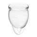 Kubeczki menstruacyjne atisfyer Feel Confident Menstrual Cup, 2szt (przezroczysty) 10913 zdjęcie 3