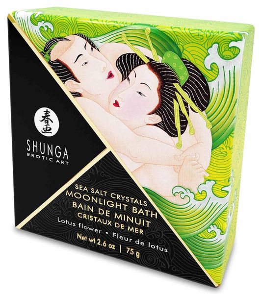 Sól do kąpieli Shunga Moonlight Bath Lotus Flower, 75g (zielony) 15168 zdjęcie