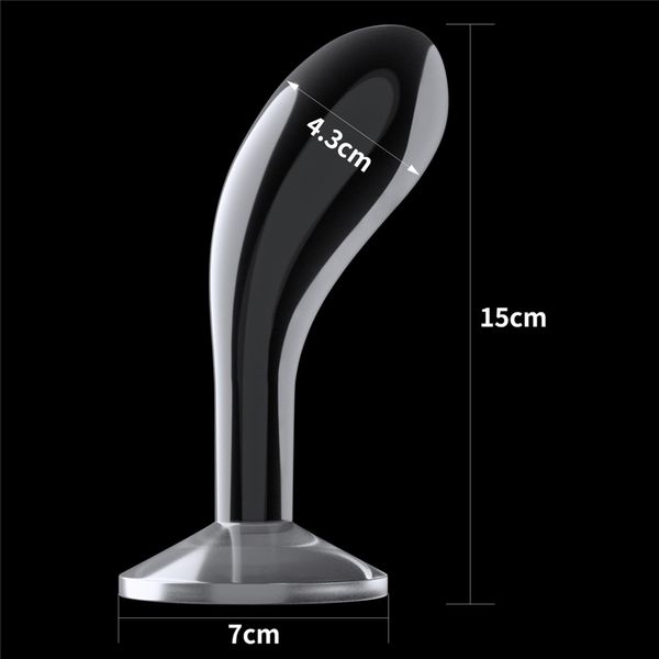 Masażer prostaty LoveToy Flawless, 15 cm (przezroczysty) 14655 zdjęcie