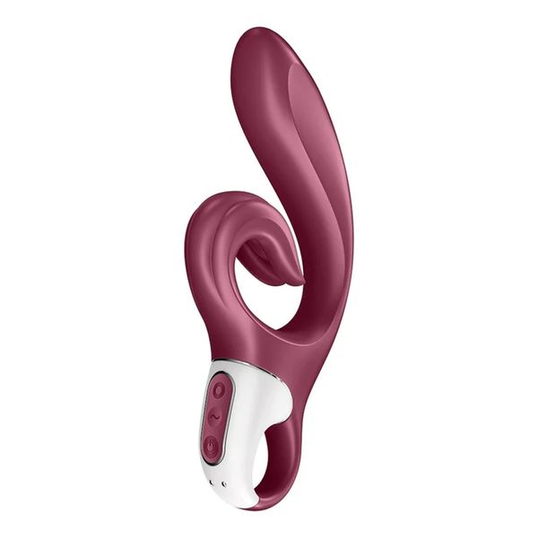 Вібратор-кролик Satisfyer Love Me, 22 см (бордовий) 15081 фото