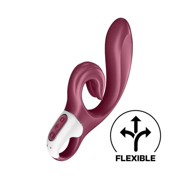 Вібратор-кролик Satisfyer Love Me, 22 см (бордовий) 15081 фото