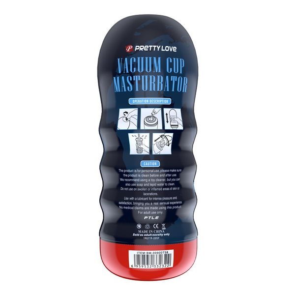 Masturbator Pretty Love Vacuum Cup 55 Vagina, 18 cm (w kolorze cielistym) 23532 zdjęcie