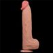 Dildo LoveToy Sliding-Skin Dual Layer Dong King Sized, 36 cm (w kolorze cielistym) 22244 zdjęcie 2