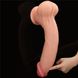 Dildo LoveToy Sliding-Skin Dual Layer Dong King Sized, 36 cm (w kolorze cielistym) 22244 zdjęcie 9