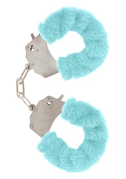 Наручники Furry Fun Cuffs, 28 см (блакитний) 7039 фото