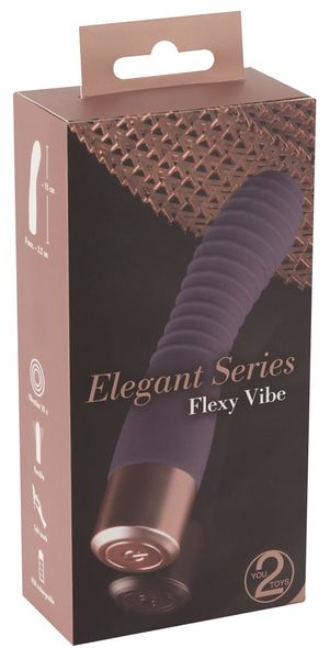 Вибратор Elegant Series Flexy Vibe, 15 см (фиолетовый) 9600 фото