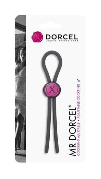 Эрекционное кольцо-лассо Mr.Dorcel, 28.5 см (черный) 12851 фото