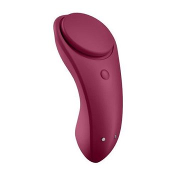 Masażer łechtaczki do majtek Satisfyer Sexy Secret, 8,6 cm (bordeaux) 11187 zdjęcie