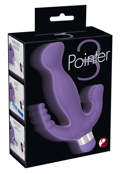 Wibrator You2Toys 3 Pointer, 20.5 cm (fioletowy) 9556 zdjęcie