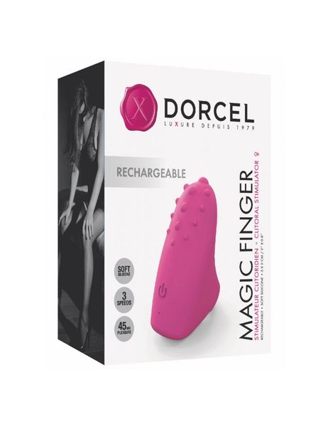 Вібратор на палець Dorcel Magic Finger, 5 см (рожевий) 12872 фото