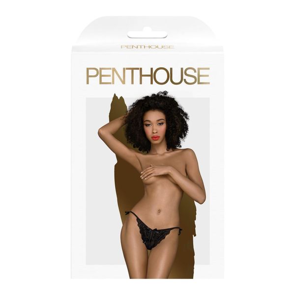 Трусики Penthouse Lingerie Too Hot To Be Real, M/L (чорний) 14265 фото