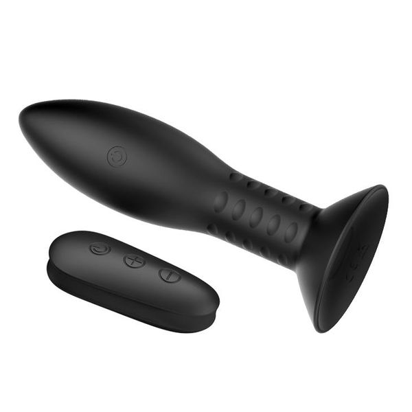 Korek analny LyBaile Mr Play RC Vibrating Butt, 11 cm (czarny) 9056 zdjęcie