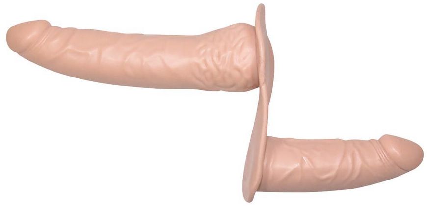 Podwójny strapon dla kobiet Orion Double Dong Strap-On, 19 cm (w kolorze cielistym) 5158 zdjęcie