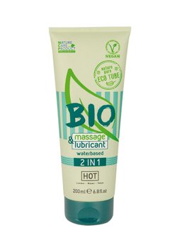 Żel do masażu i lubrykant Hot Bio 2w1 na bazie wody, 200 ml 4937 zdjęcie