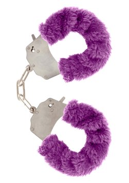 Наручники Furry Fun Cuffs, 28 см (бузковий) 7040 фото