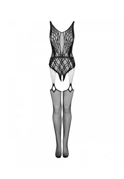 Бодистокинг Obsessive Bodystocking G324, XL/XXL (чёрный) 13928 фото