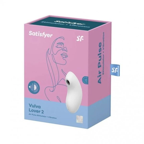 Stymulator podciśnienia Satisfyer Vulva Lover 2, 12 cm (biały) 17717 zdjęcie