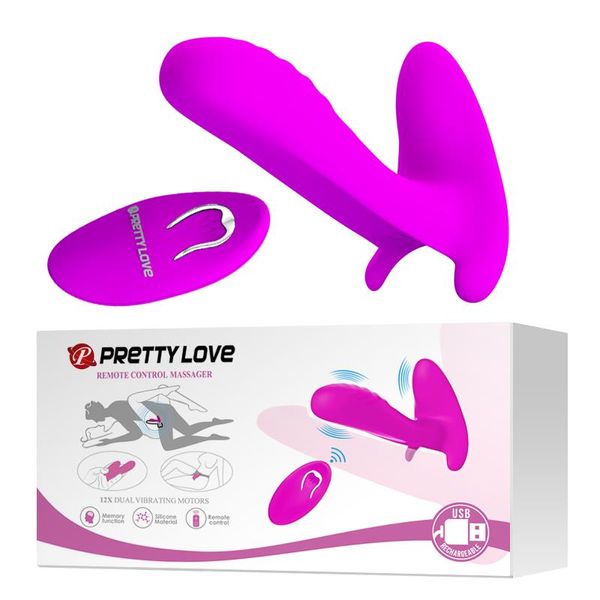 Wibrator Pretty Love Remote Control, 10 cm (fioletowy) 11626 zdjęcie