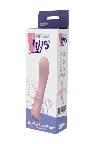 Wibrator do punktu G Dream Toys Flexible Sweetheart, 18,5 cm (jasnoróżowy) 7268 zdjęcie