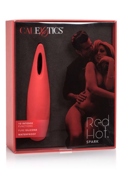 Wibrator łechtaczkowy CalExotics Red Hot Spark, 11,5 cm (czerwony) 6771 zdjęcie