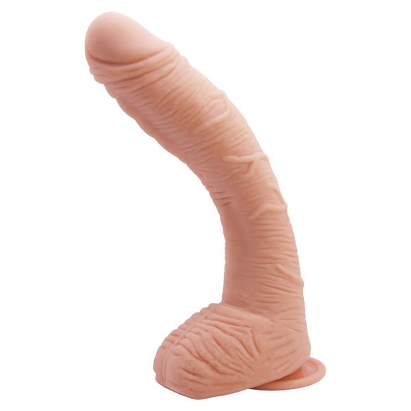 Dildo LyBaile Beautiful Alex Real, 28,2 cm (w kolorze cielistym) 21972 zdjęcie