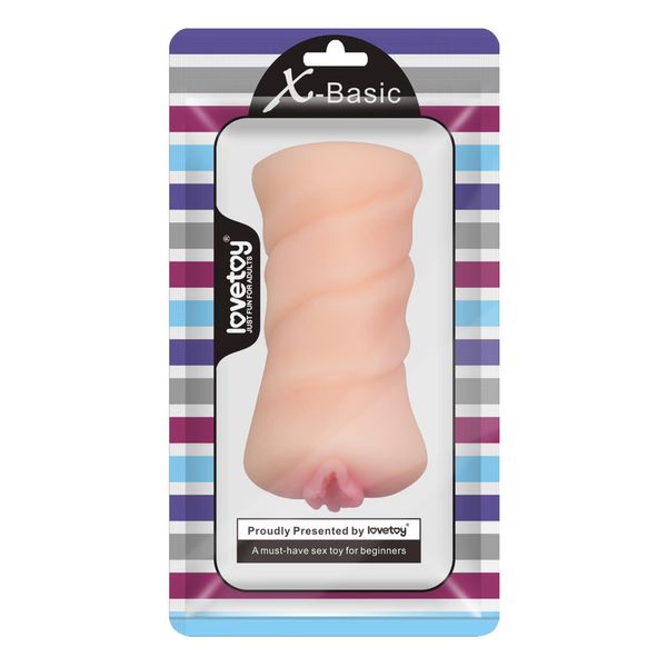 Masturbator LoveToy X-Basic Pocket, 13 cm (w kolorze cielistym) 14425 zdjęcie