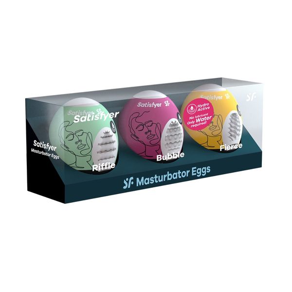 Zestaw masturbatorów Satisfyer Masturbator Egg Set, 3 szt 35930 zdjęcie