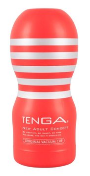 Мастурбатор Tenga Deep Original Vacuum Cup, 15 см (прозорий) 9463 фото