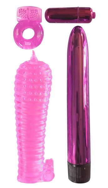 Zestaw zabawek erotycznych Classix Ultimate Pleasure Couple’s Kit, 4 szt (różowy) 26152 zdjęcie