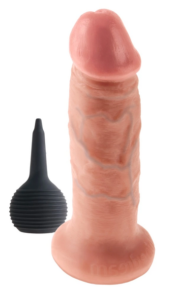 Dildo King Cock Squirting Cock, 21,6 cm (w kolorze cielistym) 6359 zdjęcie