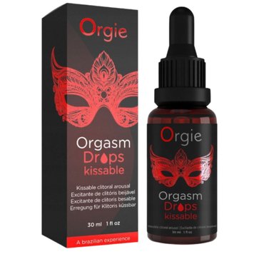 Стимулювальна сироватка для клітора Orgie Orgasm Drops Kissable, 30 мл 8514 фото