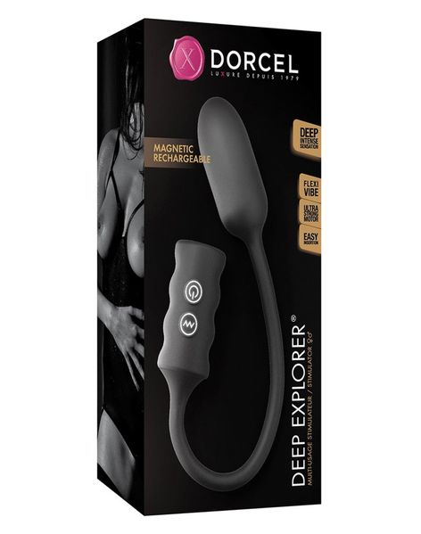 Виброяйцо Dorcel Deep Explorer, 35,5 см (черный) 12856 фото