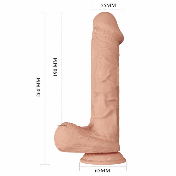 Dildo z przyssawką LyBaile Beautiful Bergrisi, 26 cm (w kolorze cielistym) 23544 zdjęcie