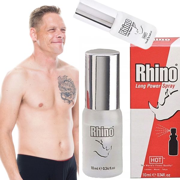 Spray wzmacniający erekcję Hot Rhino Long Power Spray, 10ml 3766 zdjęcie